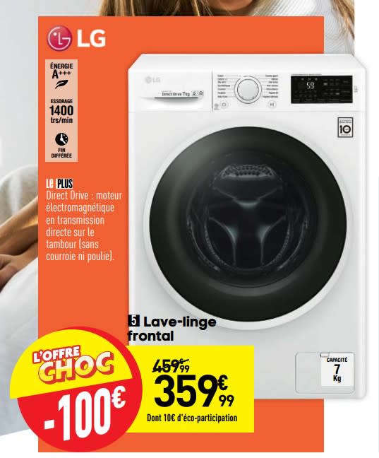 Lave linge siemens conforama