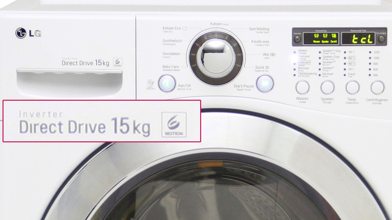 Lave linge lg 15 kg but