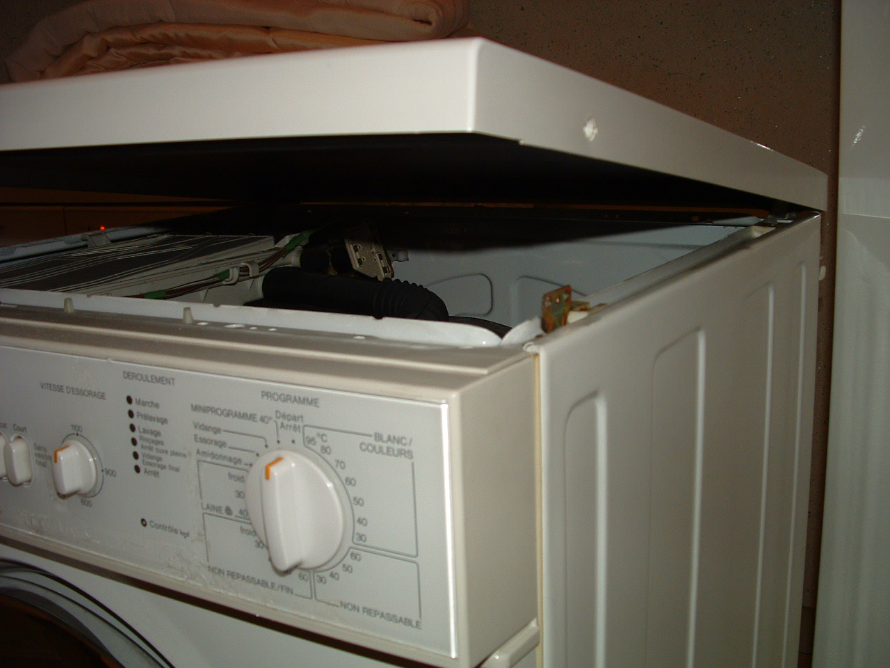Lave linge installation