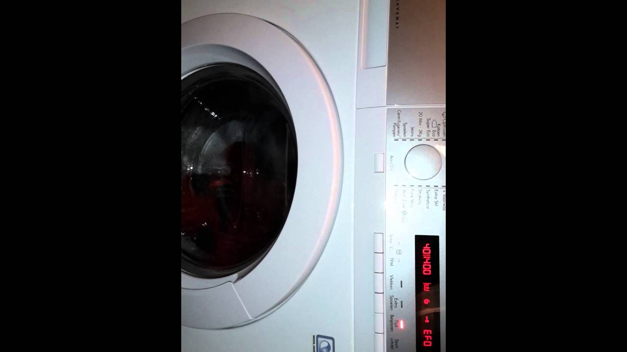 Code erreur ef0 lave linge electrolux