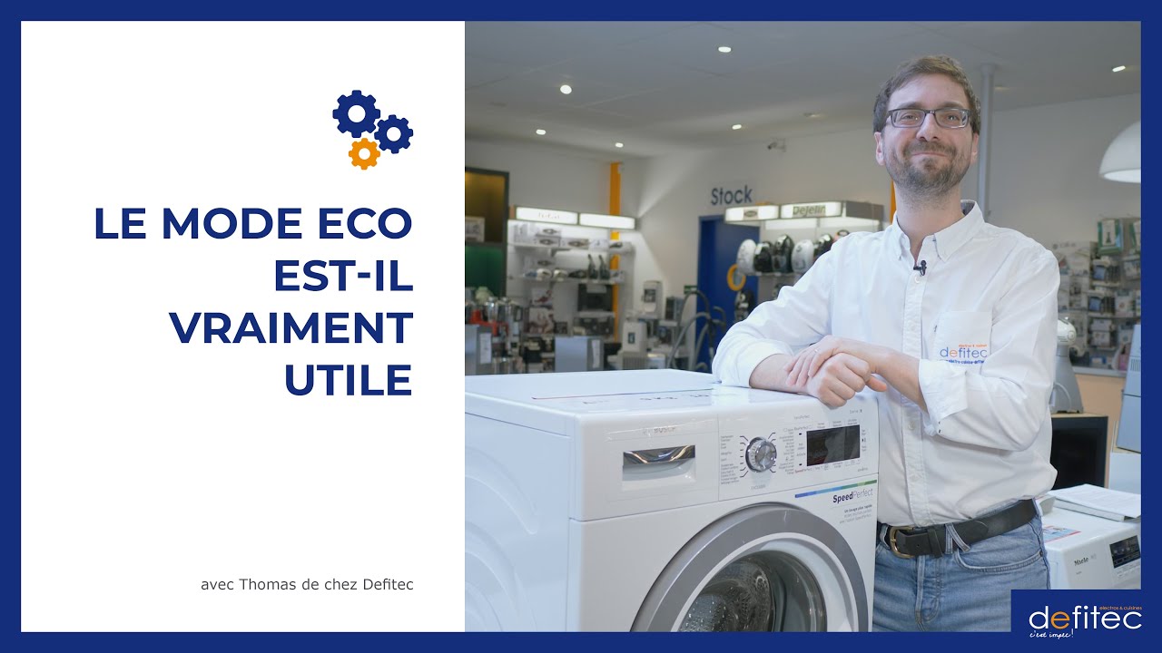 Mode eco lave linge