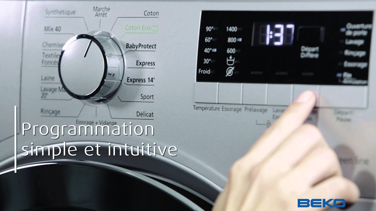 Lave linge beko wmb81441mc