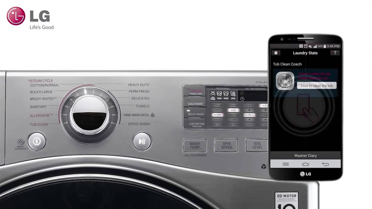 Tag on lg lave linge
