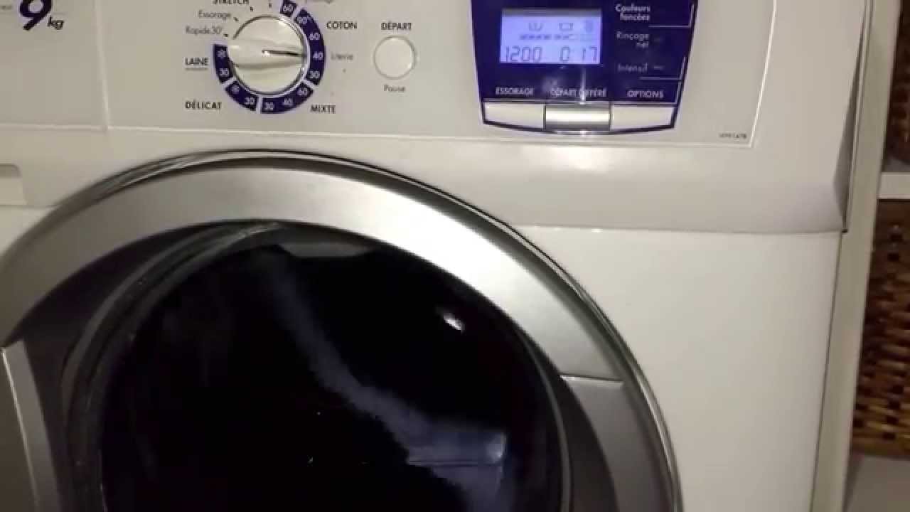 Lave linge bruyant