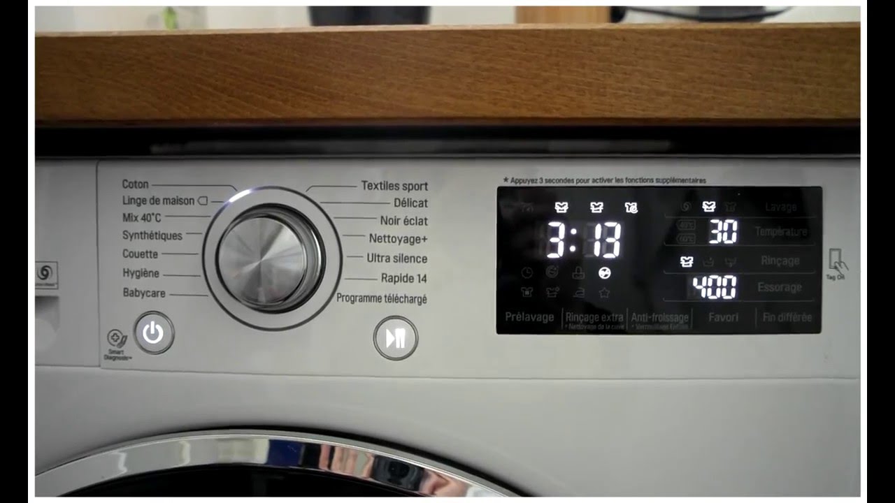 Lave linge lg f84902wh