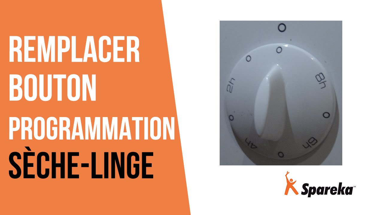 Changer bouton lave linge