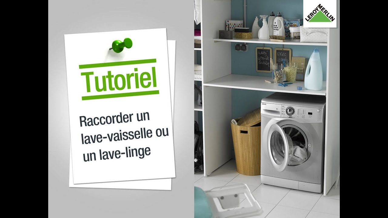 Robinet lave linge leroy merlin