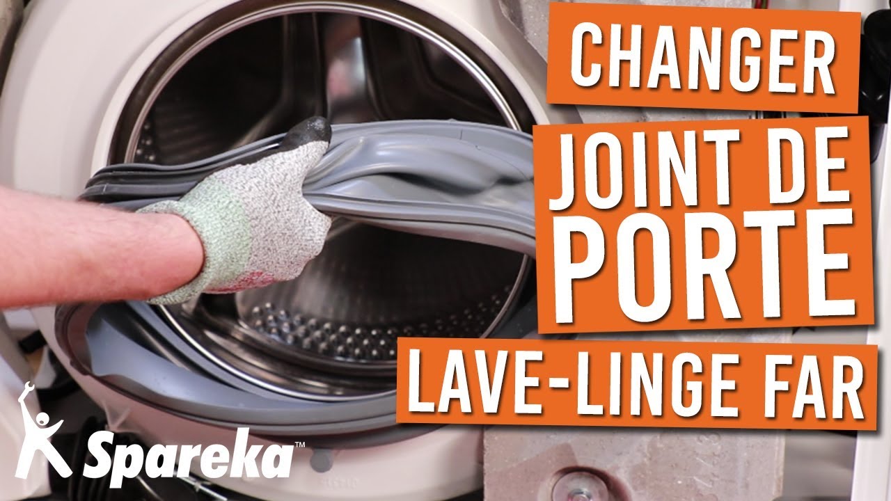 Comment changer joint hublot lave linge lg