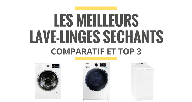 Lave linge sechant chargement par le haut