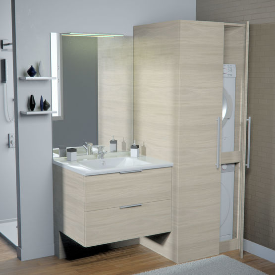 Meuble buanderie lave linge