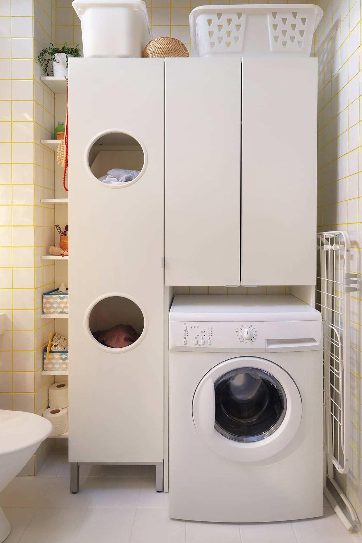 Meuble haut lave linge