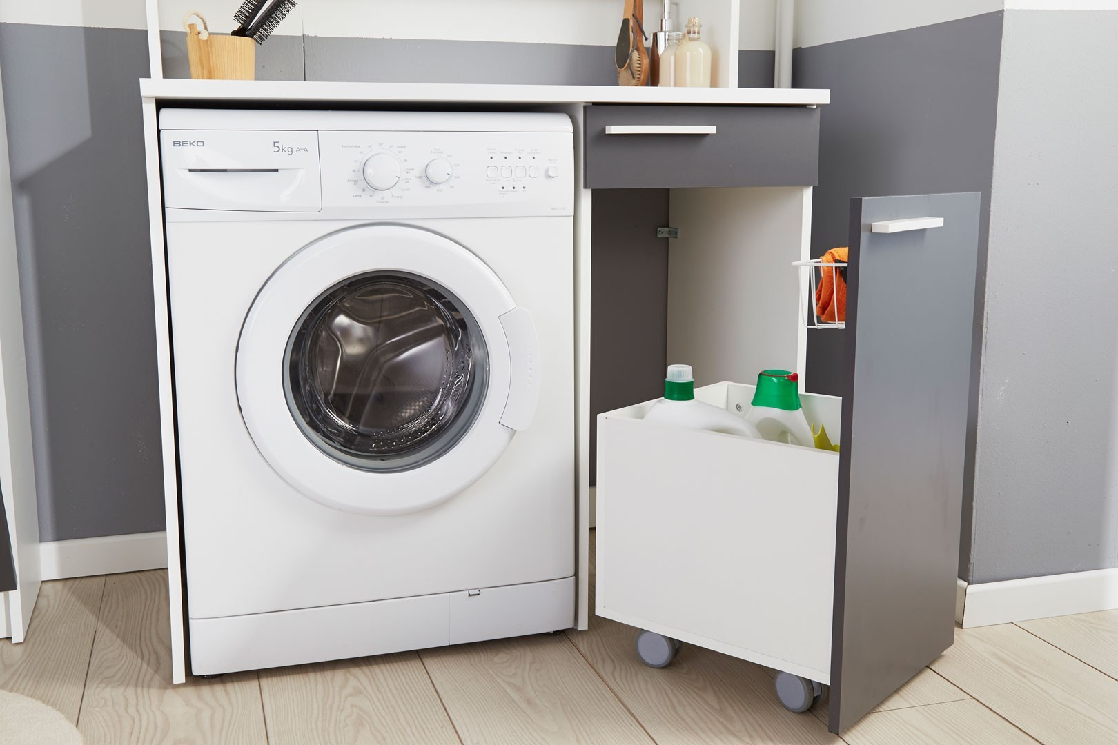 Caisson pour lave linge