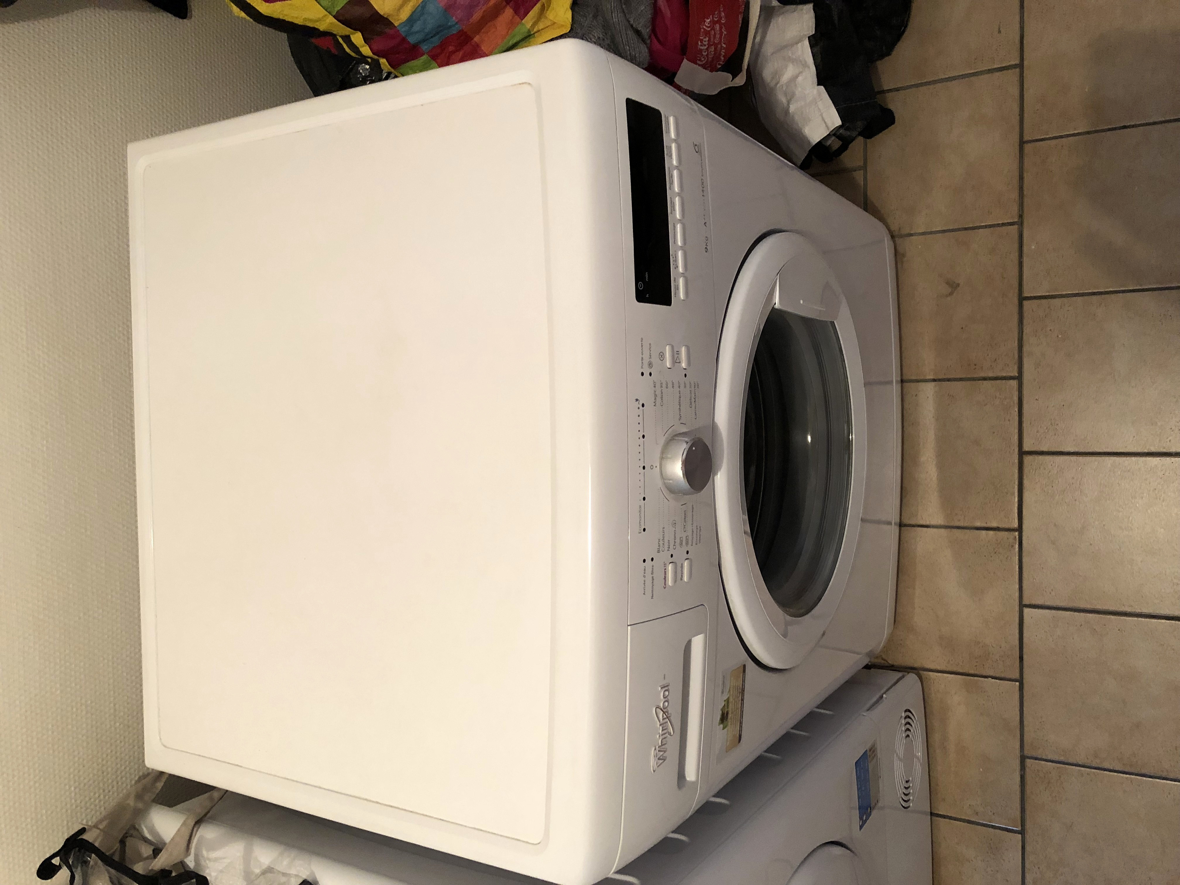 Meuble pour lave linge et seche linge