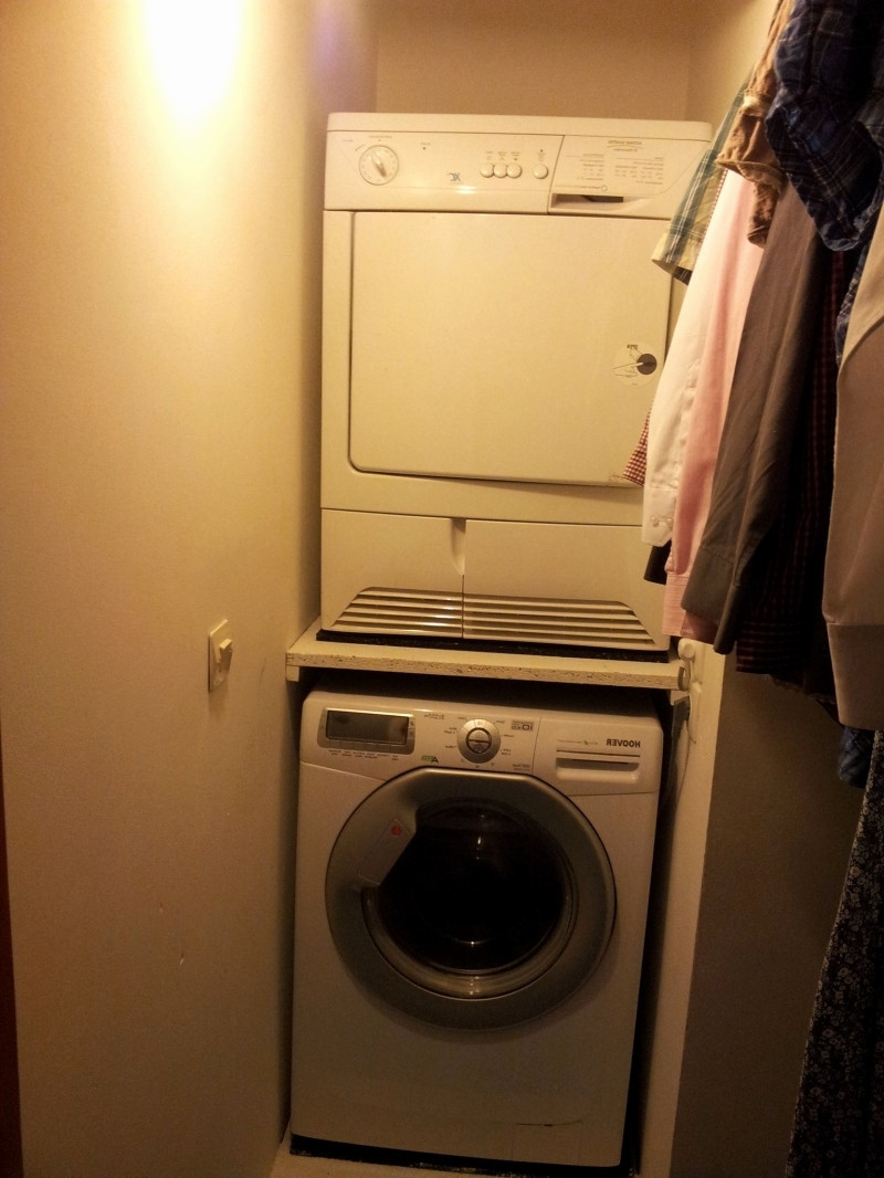 Superposer un seche linge sur un lave linge