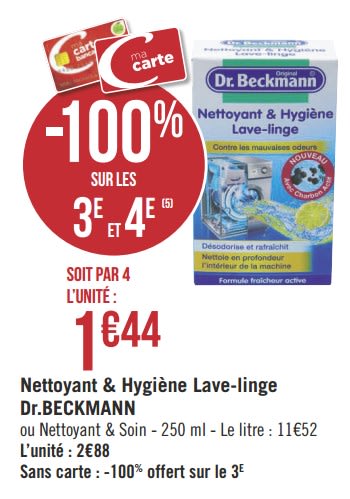 Dr beckmann lave linge