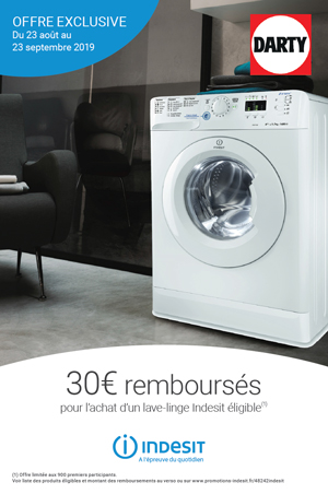 Darty lave linge indesit