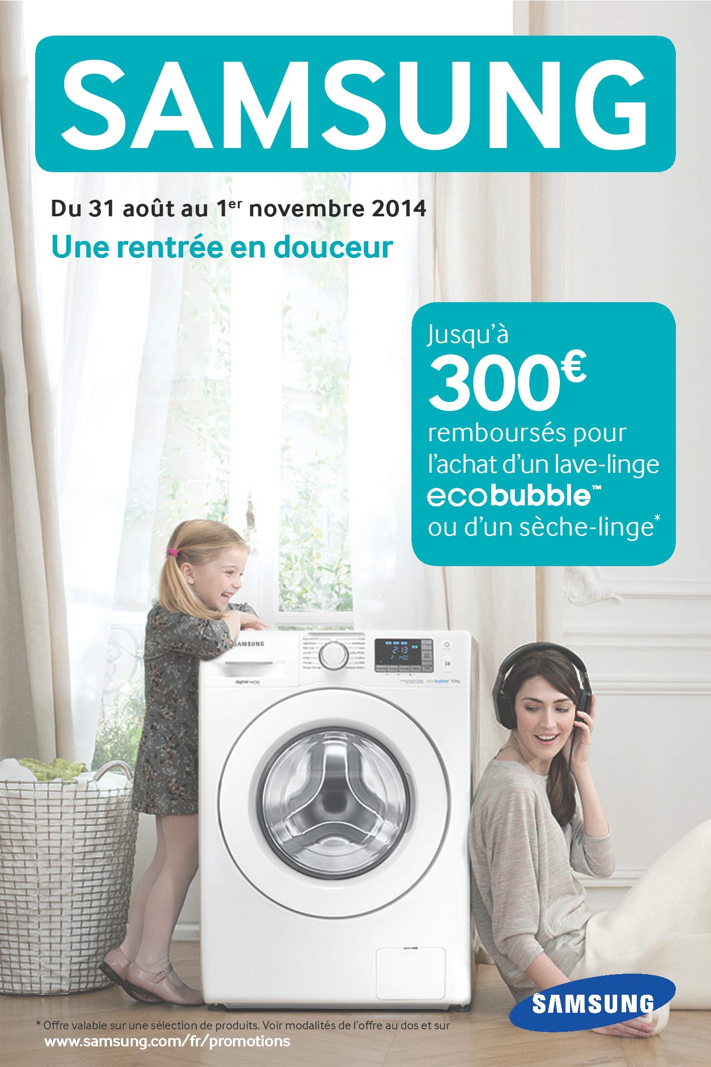 Odr samsung lave linge