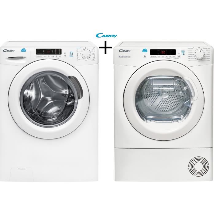 Lave linge seche linge candy