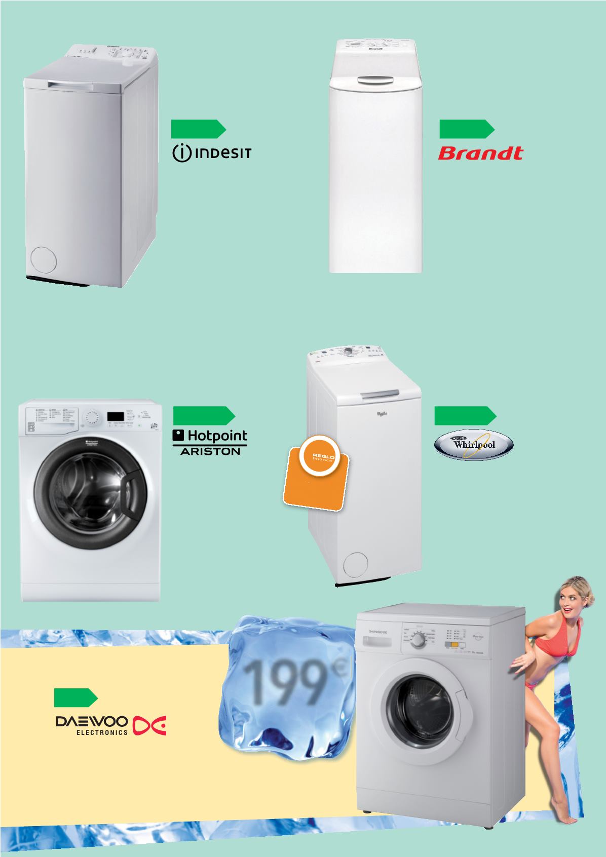 Lave linge solde leclerc