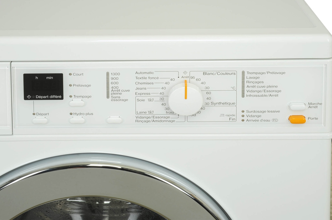 Probleme vidange lave linge miele