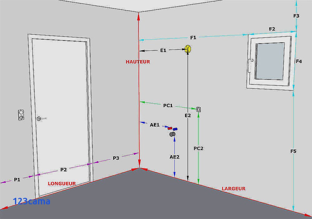 Hauteur prise lave linge