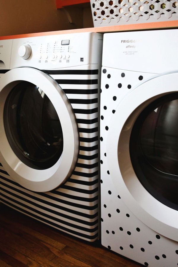 Sticker lave linge frontal