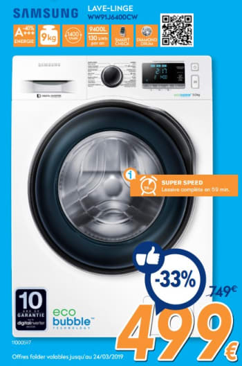 Meuble encastrable lave linge