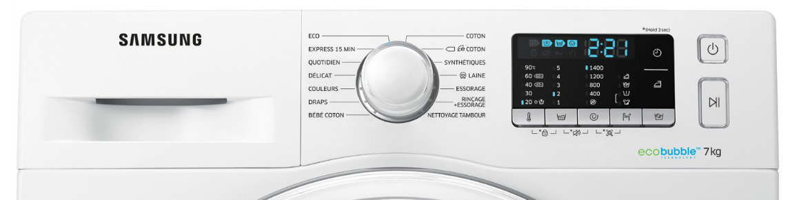 Samsung odr lave linge