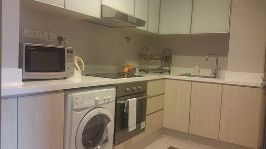 Cuisine avec lave linge