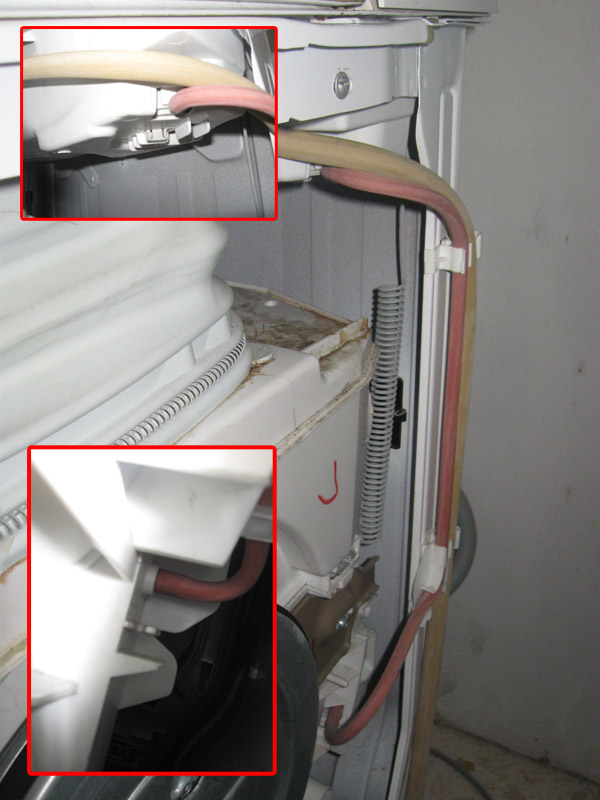 Lave linge qui fuit