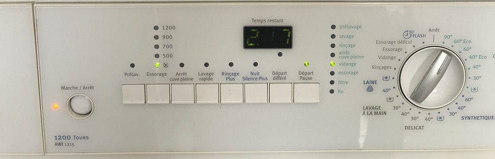 Code erreur e40 lave linge arthur martin