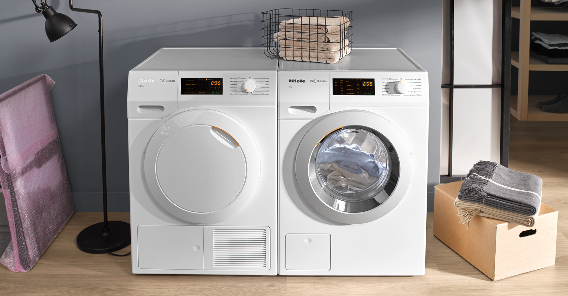 Lave linge miele w1