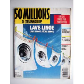 60 millions de consommateurs lave linge