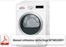 Notice lave linge bosch avantixx 7 ecoperformance