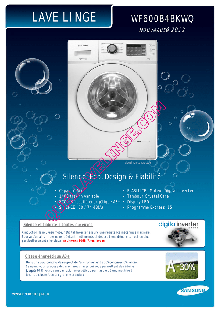 Programme eco lave linge