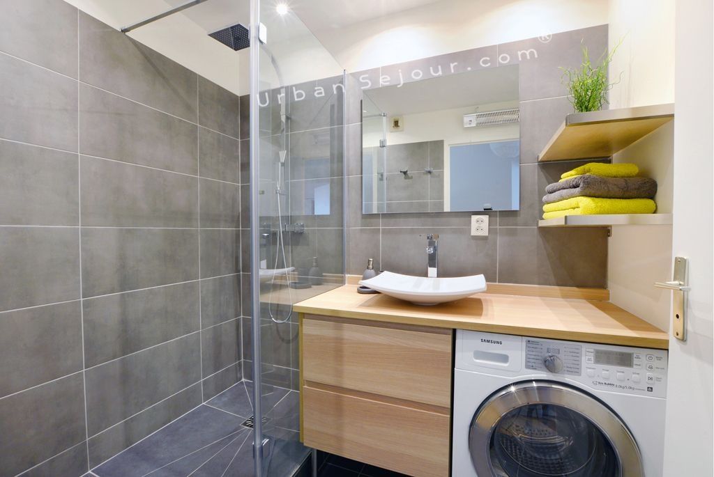 Meuble evier lave linge