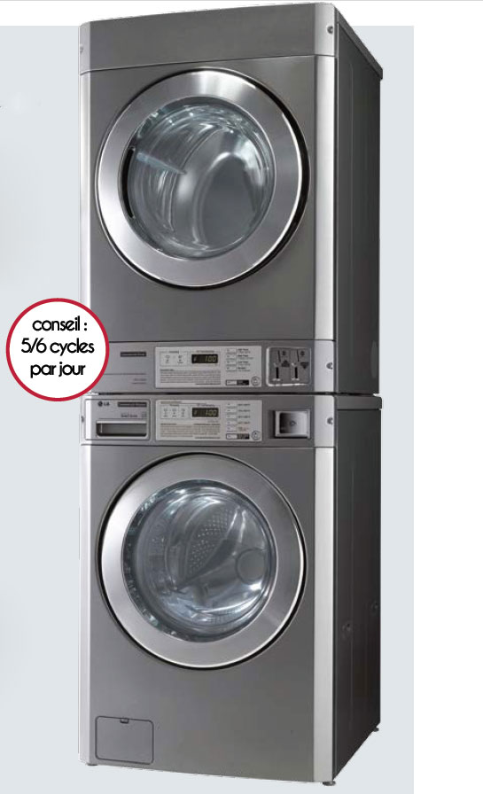 Lave linge avec monnayeur