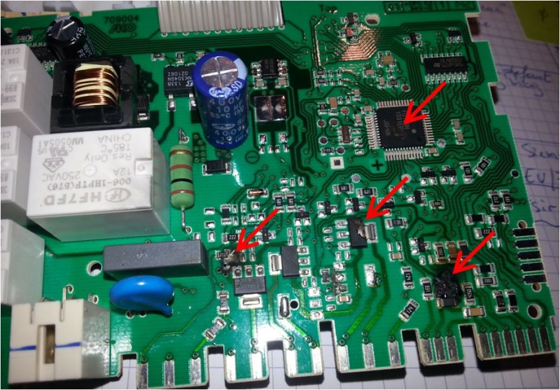 Carte electronique lave linge siemens
