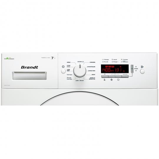 Brandt bwf47tww - lave linge frontal - 7kg - 1400 tours - a+++