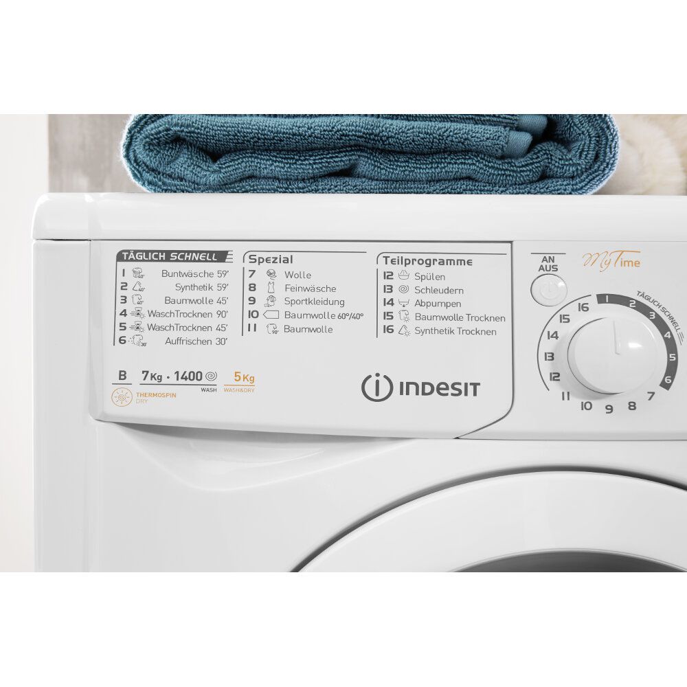 Lave linge sechant indesit 7kg