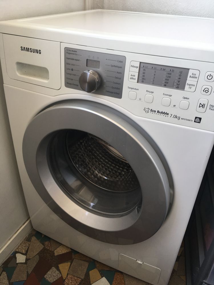 Samsung eco bubble lave linge sechant
