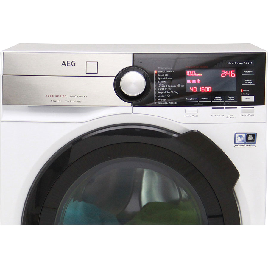 Lave linge sechant pompe a chaleur aeg
