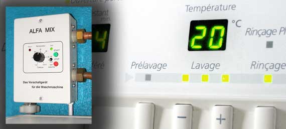 Lave linge double entrée d eau