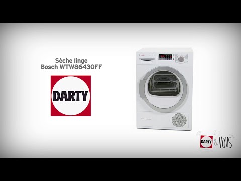 Darty lave linge bosch ouverture dessus