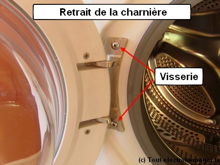 Changer hublot lave linge