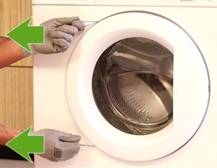 Porte de lave linge bloquée