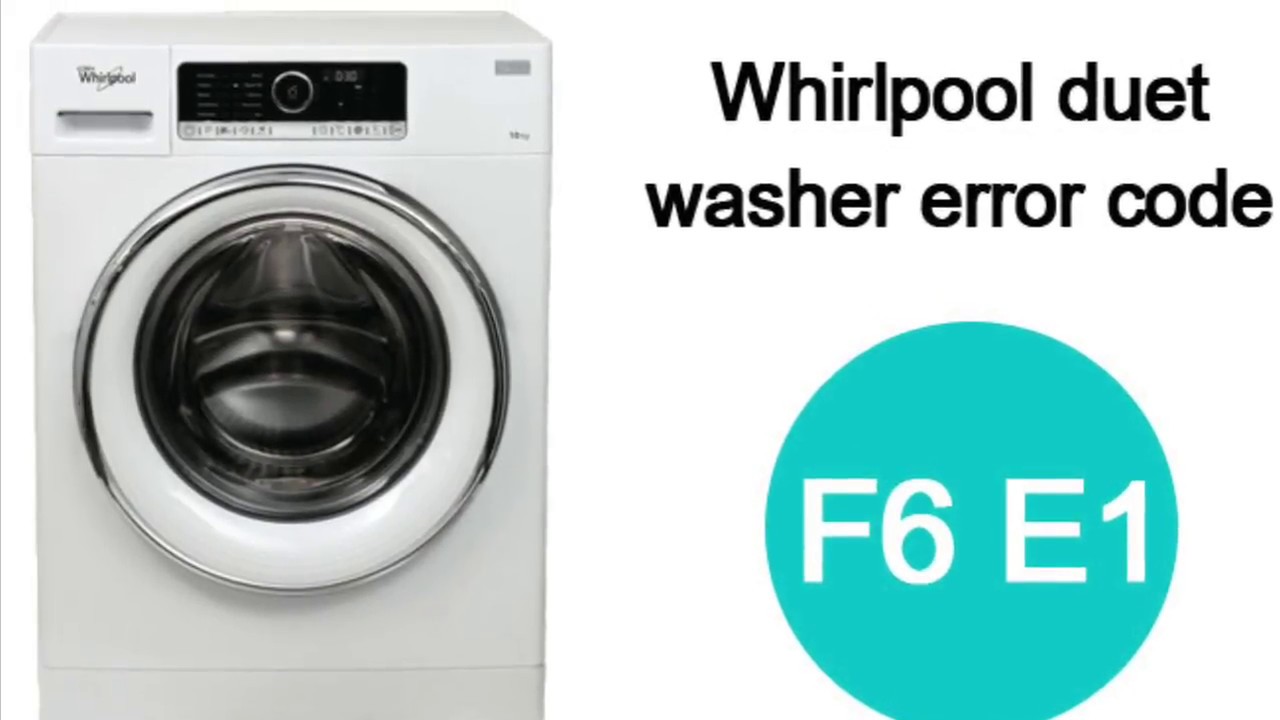 F06 lave linge whirlpool