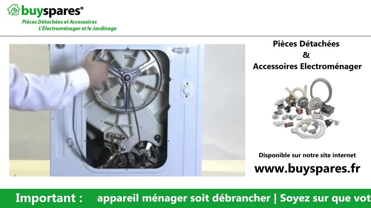 Remettre une courroie de lave linge