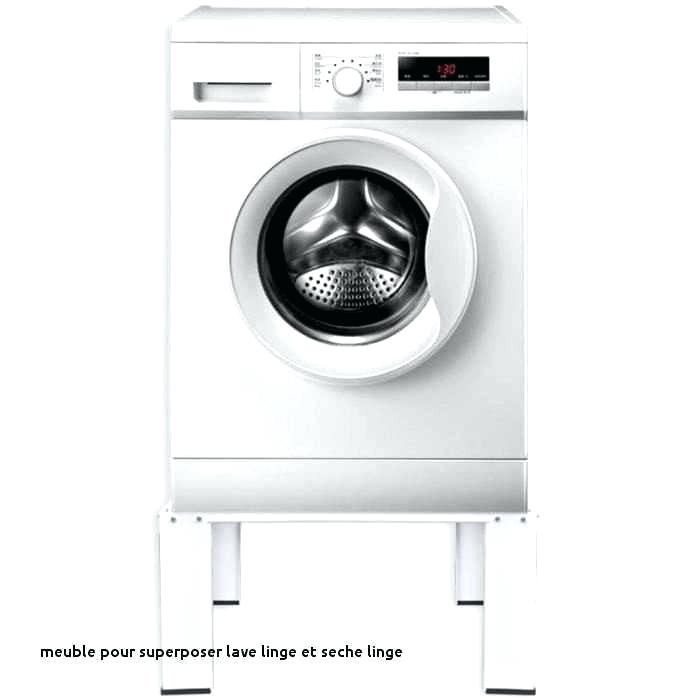 Superposer un seche linge sur un lave linge