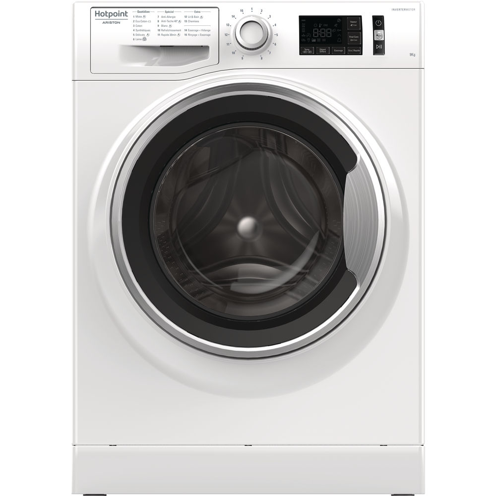 Lave linge hotpoint aqualtis 9 kg